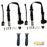 Front Seat Belt Kit For Ford Falcon XB 1974-76 2 Door Coupe - ADR Approved